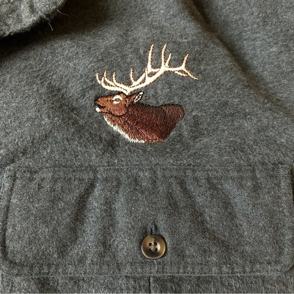 Cabela’s Deerskin Chamois Overshirt XL Heavyweight Shacket Shirt Jacket Workwear - Picture 8 of 16